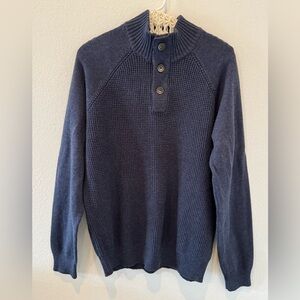 Weatherproof Vintage Men's Navy Sweater